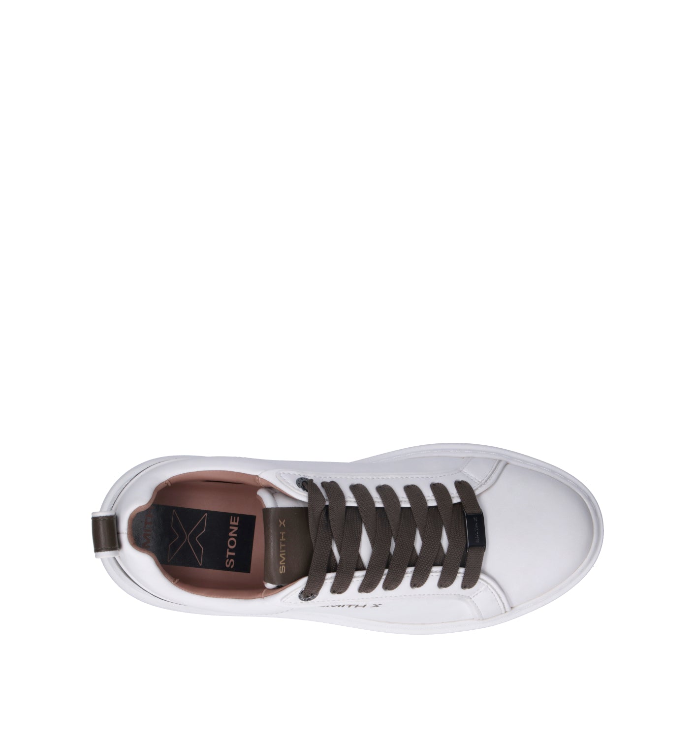 SMITH X Sneaker uomo bianca/marrone