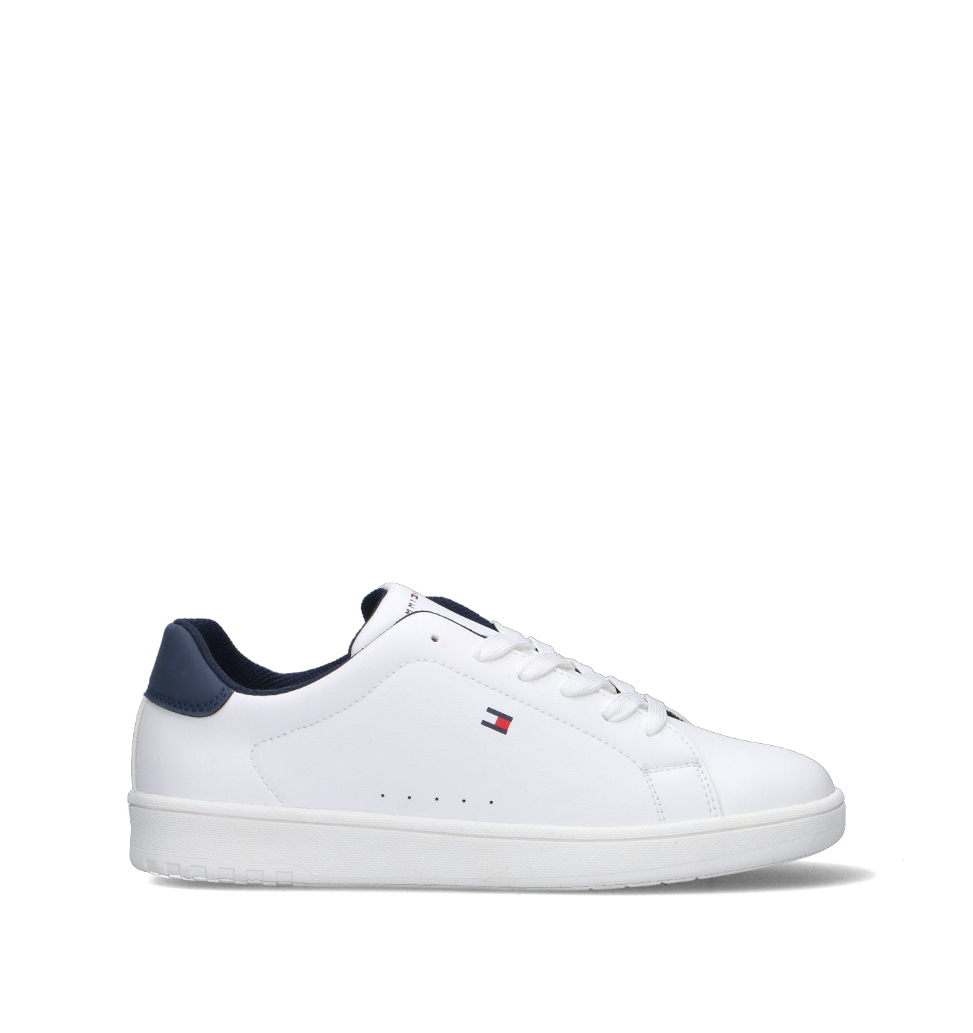 TOMMY HILFIGER Sneaker ragazzo bianca/blu