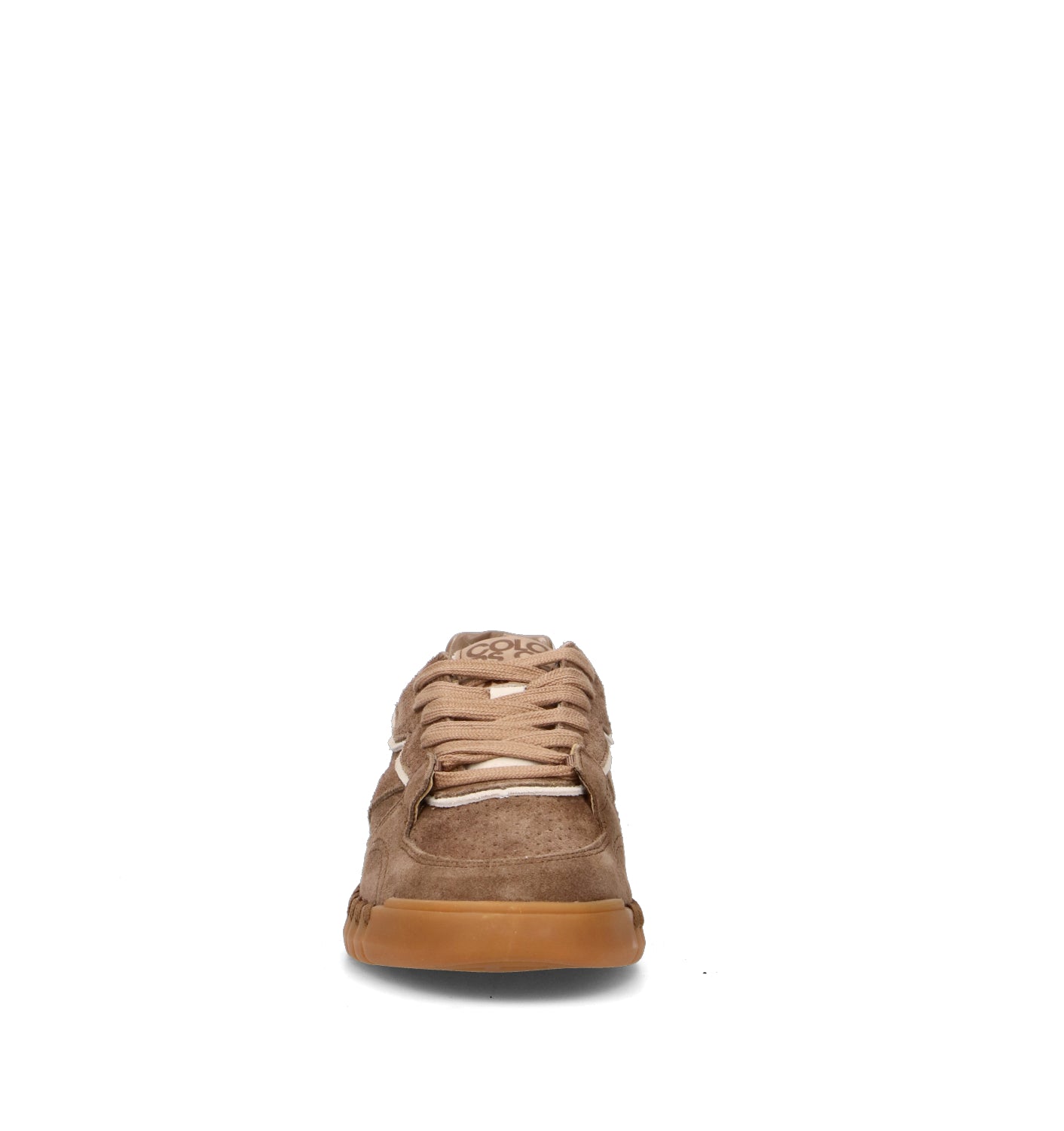 COLORS OF CALIFORNIA Sneaker donna marrone in suede