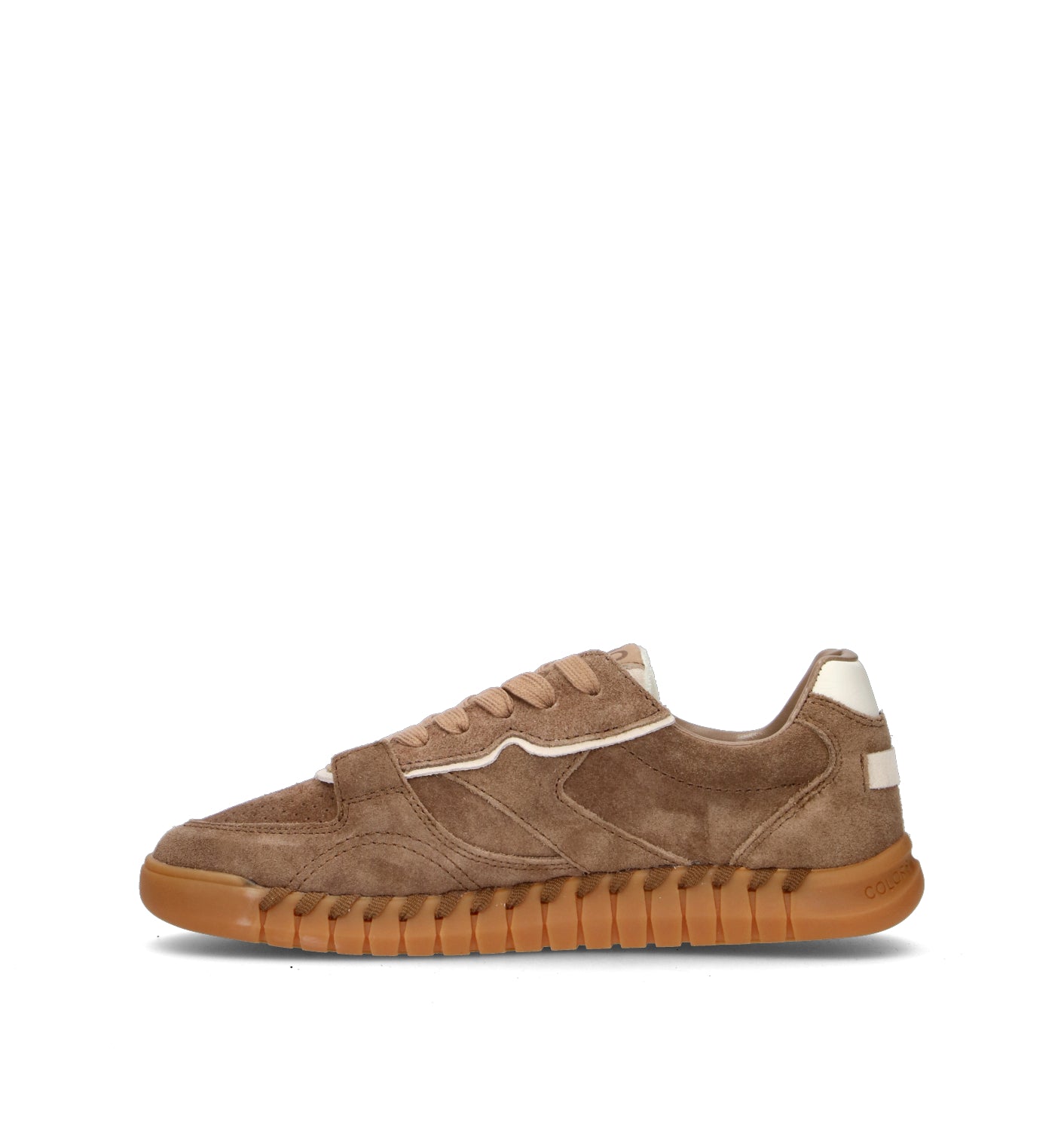 COLORS OF CALIFORNIA Sneaker donna marrone in suede