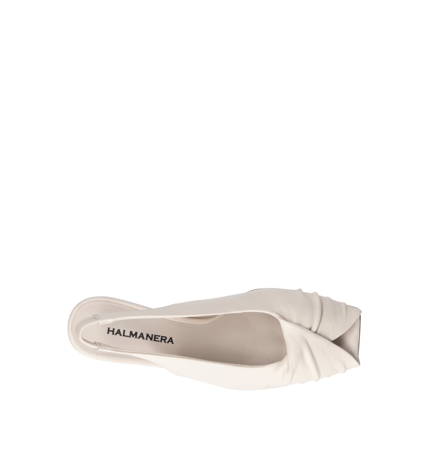 HALMANERA Sandalo donna bianco in pelle