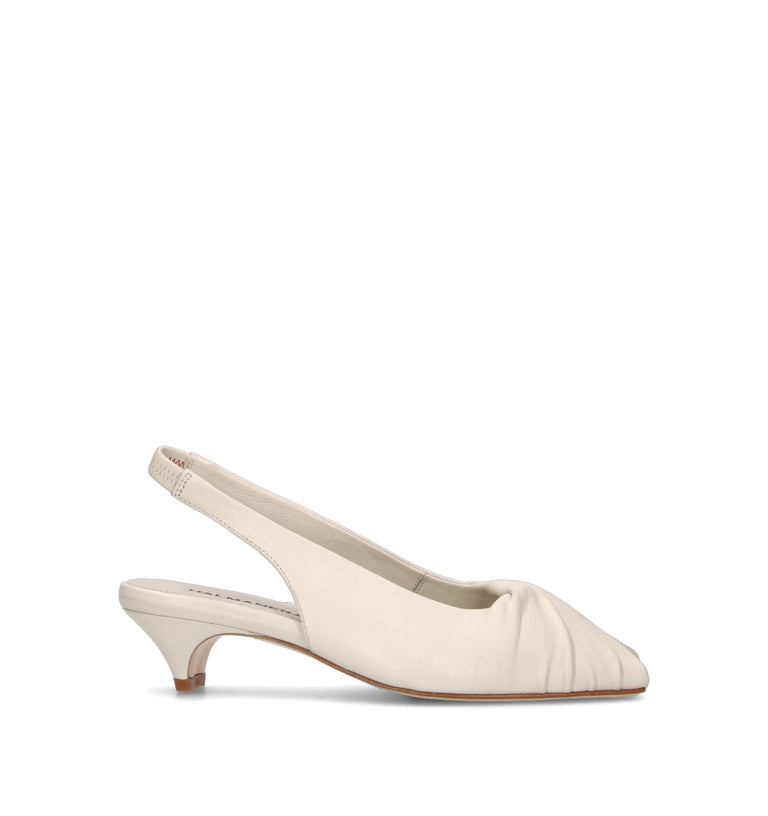HALMANERA Sandalo donna bianco in pelle