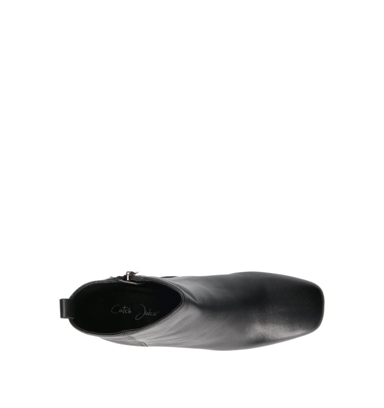 CATCH JUICE Tronchetto donna nero in pelle