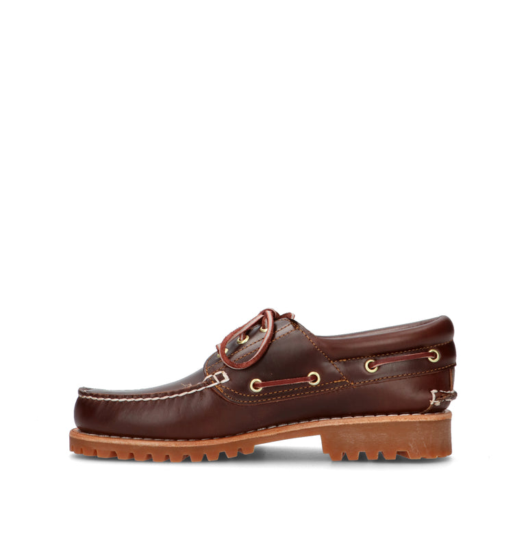 TIMBERLAND Scarpa barca uomo marrone in pelle