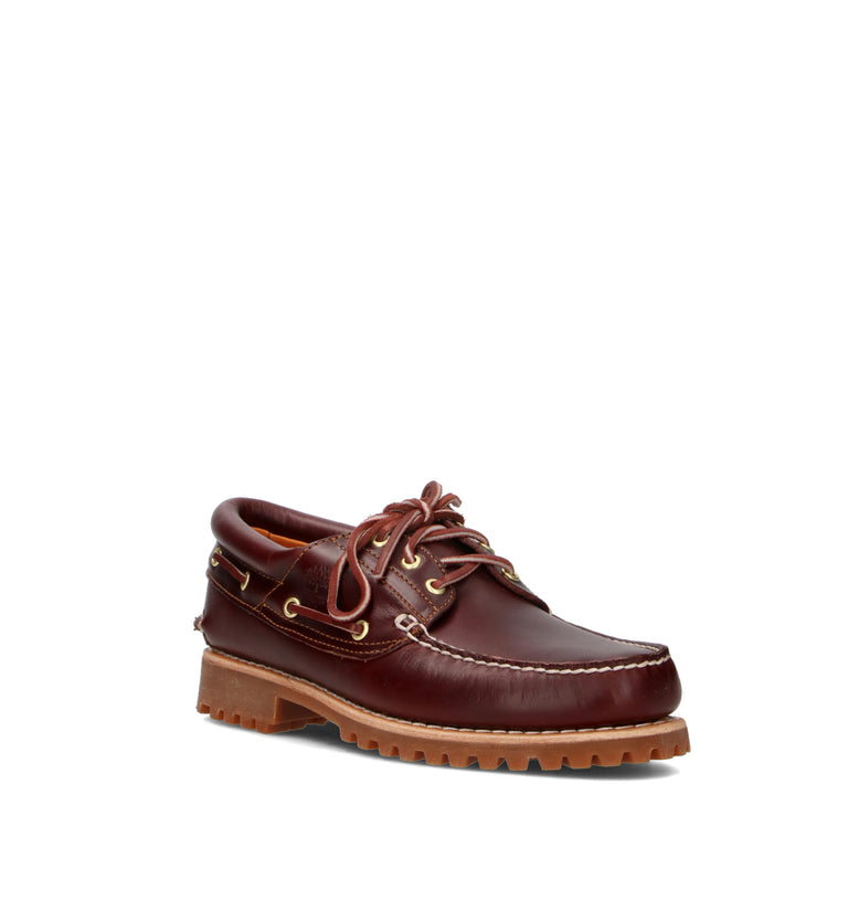 TIMBERLAND Scarpa barca uomo burgundy in pelle