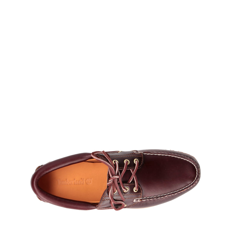 TIMBERLAND Scarpa barca uomo burgundy in pelle