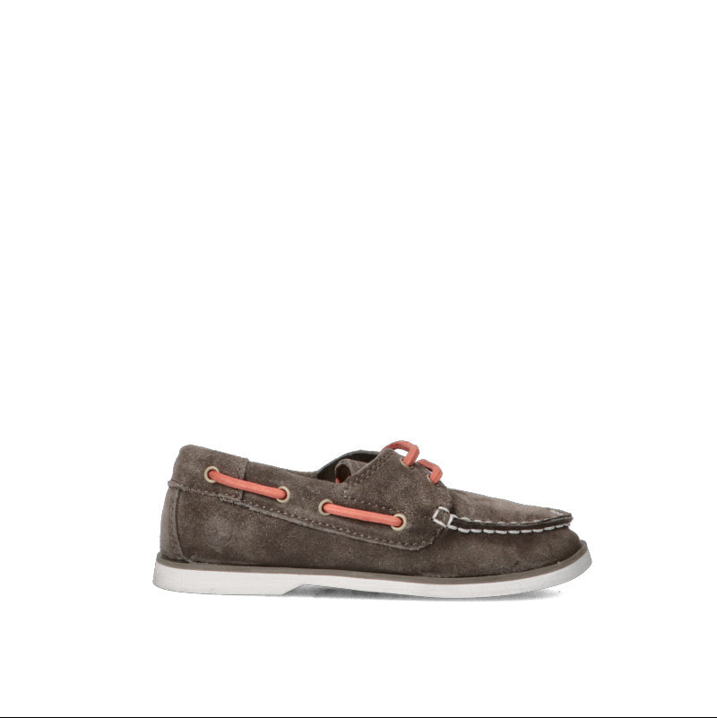 TIMBERLAND Mocassino bimbo verde in suede