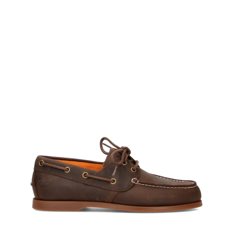 TIMBERLAND Scarpa barca uomo marrone in pelle