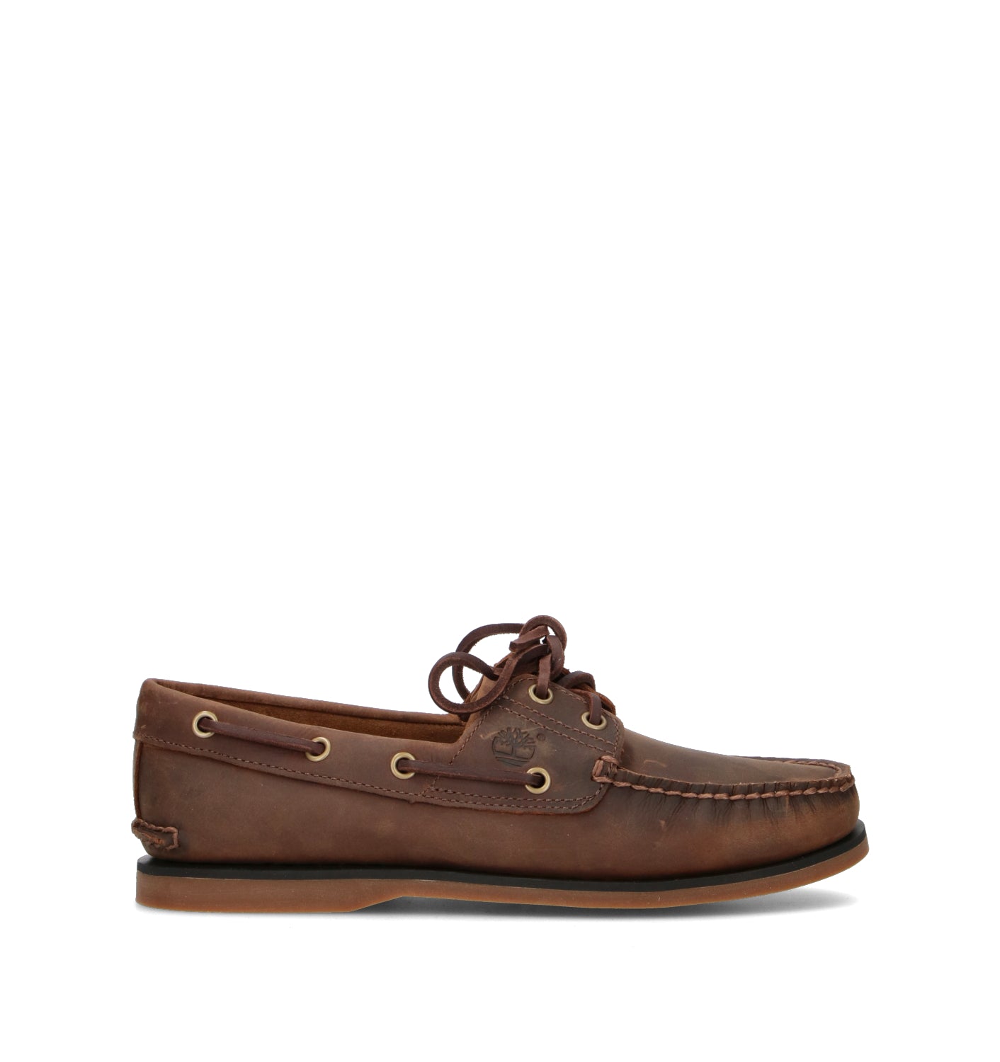 TIMBERLAND Scarpa barca uomo marrone in pelle
