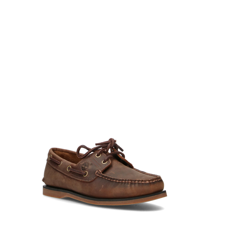 TIMBERLAND Scarpa barca uomo marrone in pelle