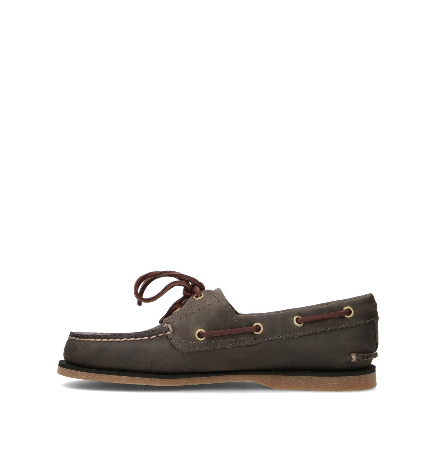 TIMBERLAND Scarpa barca uomo grigia in pelle