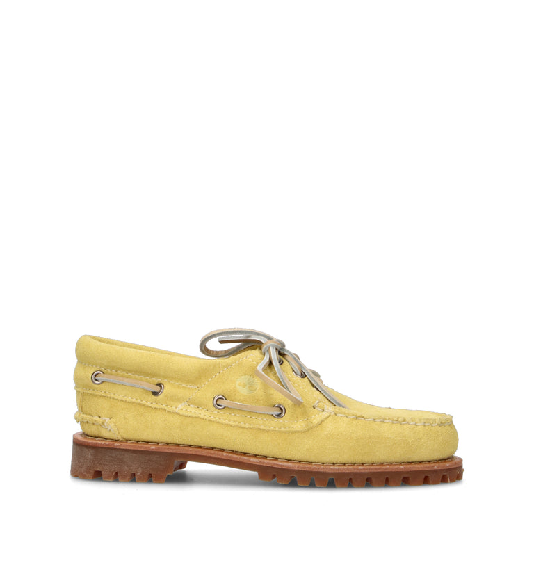 TIMBERLAND Scarpa barca donna gialla in suede