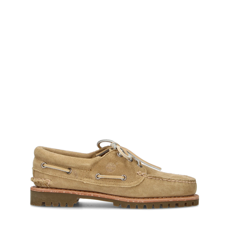 TIMBERLAND Scarpa barca donna beige in suede