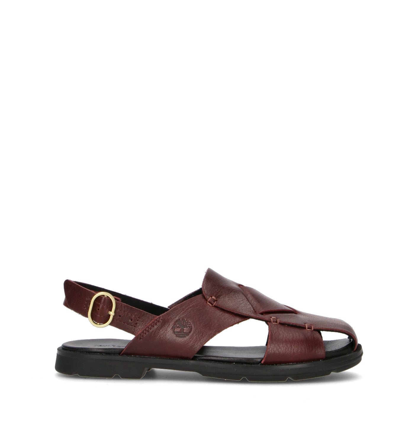 TIMBERLAND Sandalo donna burgundy in pelle