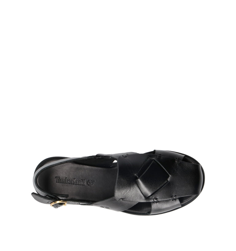 TIMBERLAND Sandalo donna nero in pelle