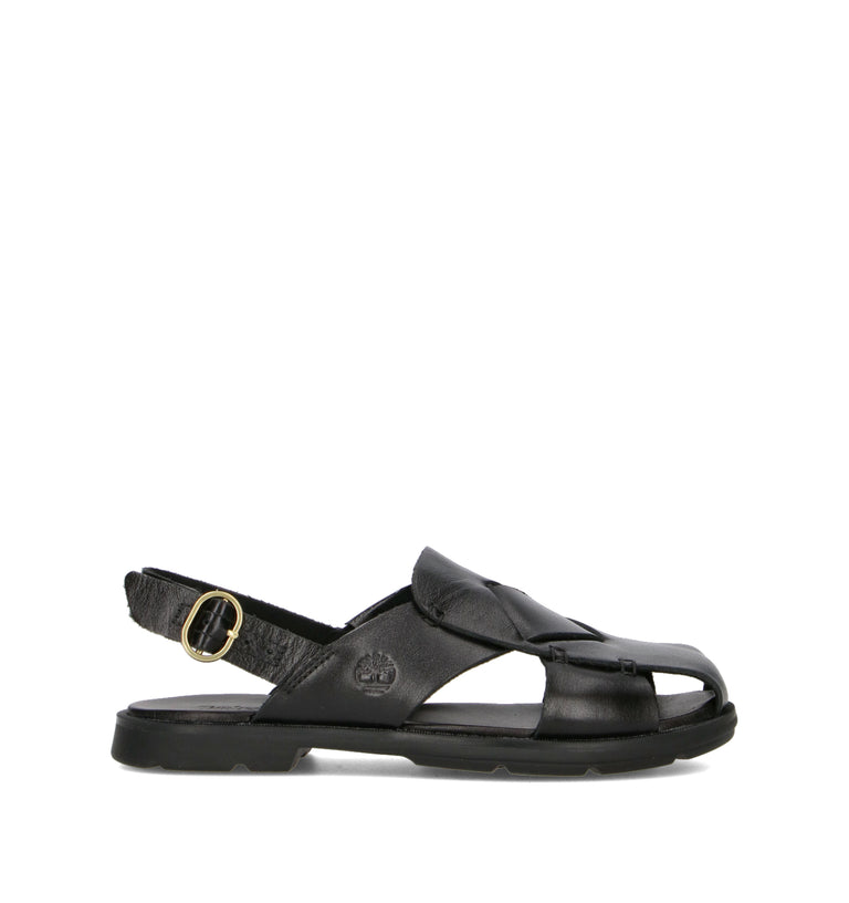 TIMBERLAND Sandalo donna nero in pelle