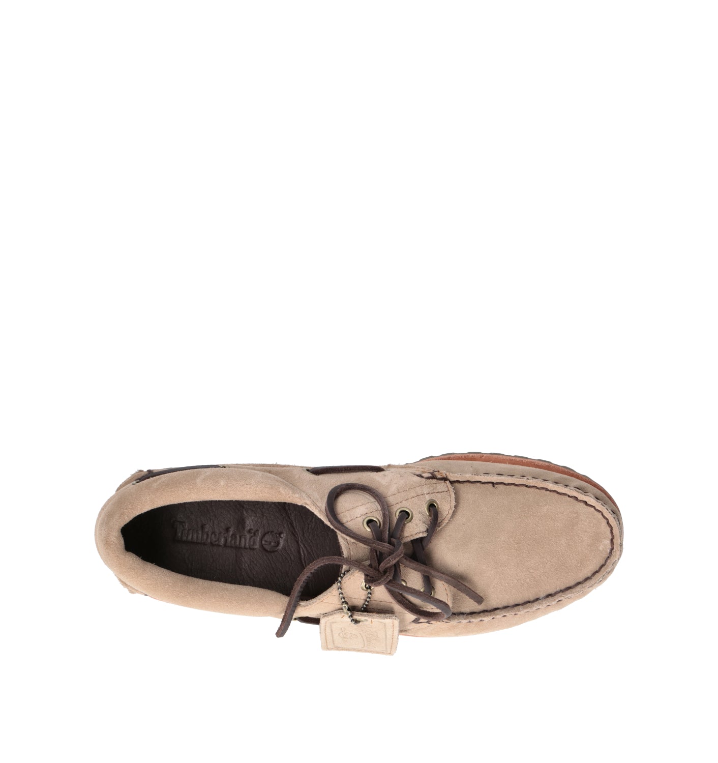 TIMBERLAND Scarpa barca uomo beige in suede