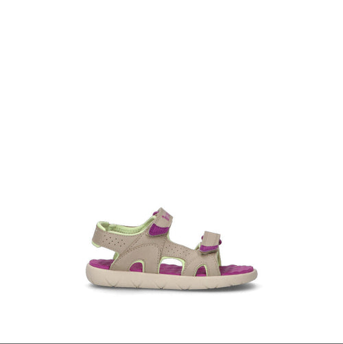 TIMBERLAND Sandalo bimba grigio/fuxia