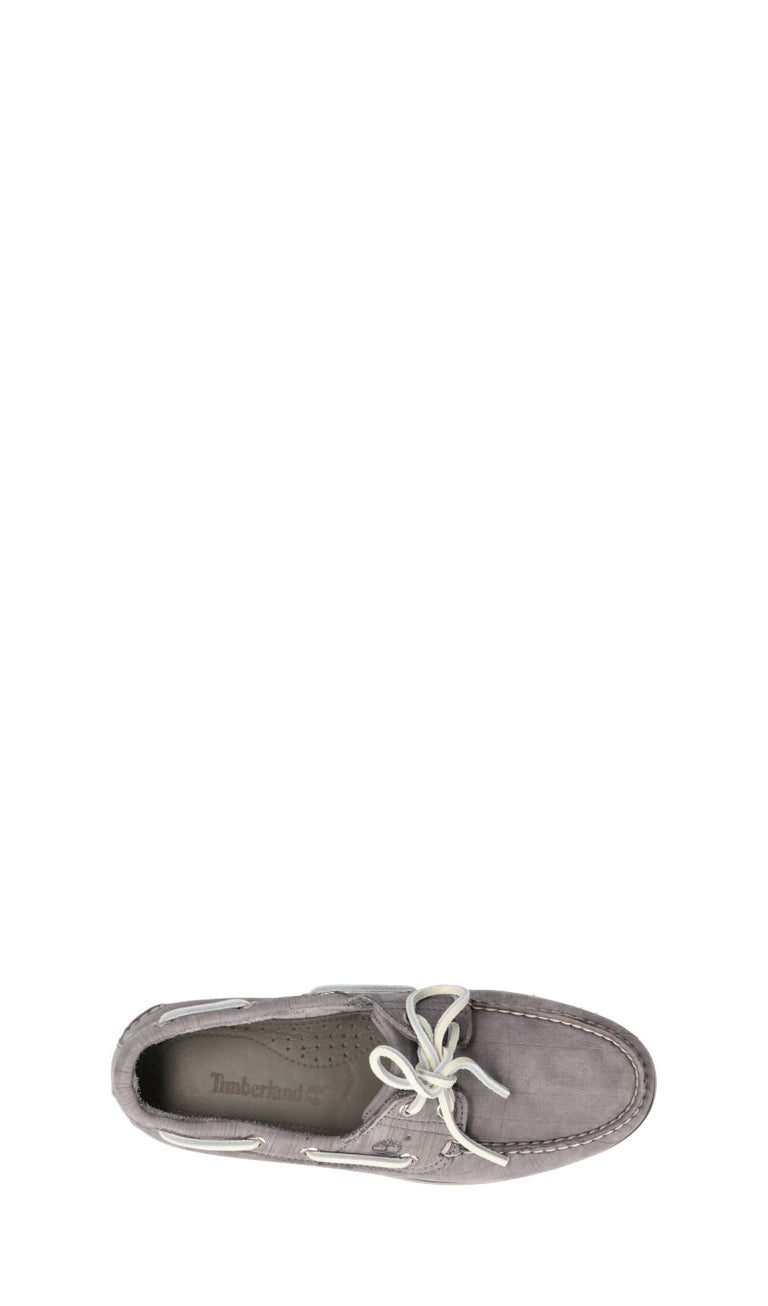 TIMBERLAND Scarpa barca uomo grigia in nabuk