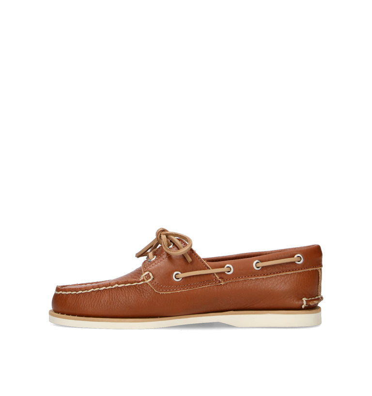 TIMBERLAND Scarpa barca uomo cuoio in pelle
