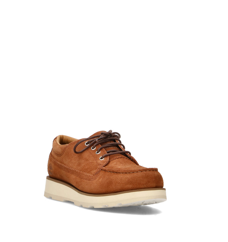 TIMBERLAND Stringata uomo marrone in suede