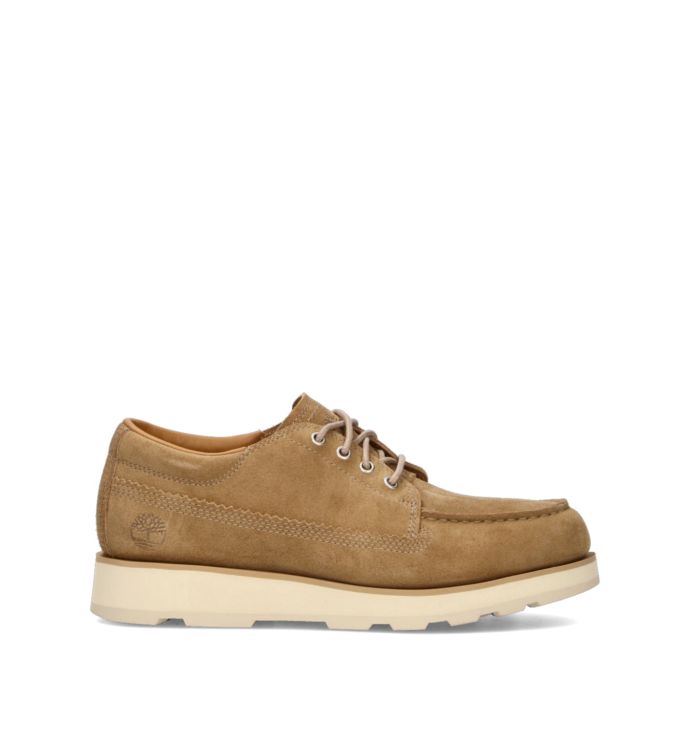 TIMBERLAND Stringata uomo beige in suede