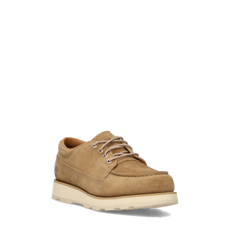 TIMBERLAND Stringata uomo beige in suede