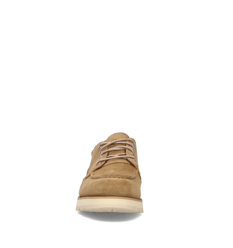 TIMBERLAND Stringata uomo beige in suede