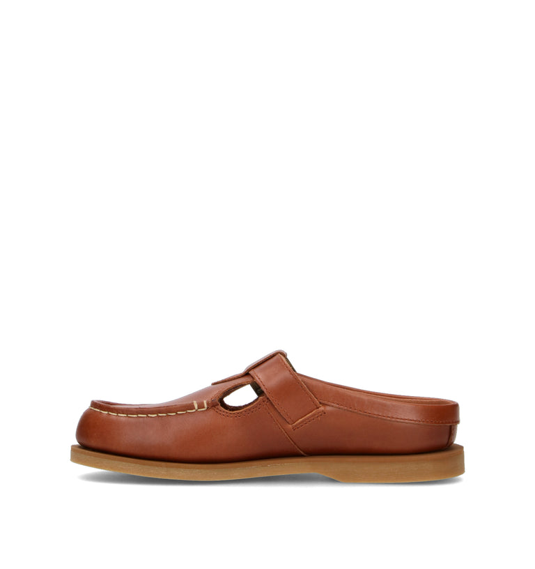 TIMBERLAND Sabot donna marrone in pelle