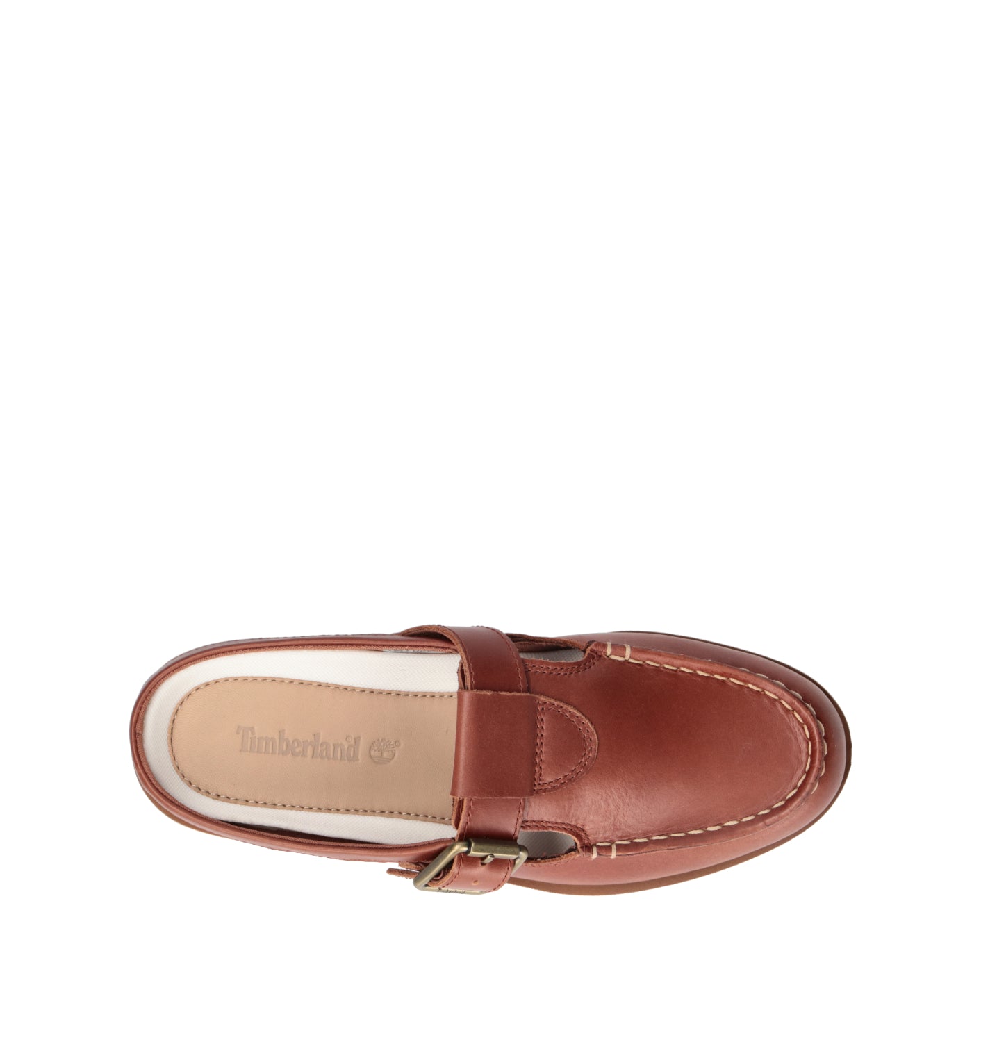 TIMBERLAND Sabot donna marrone in pelle