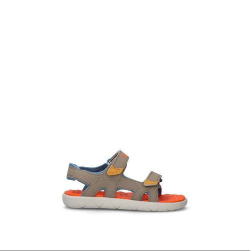 TIMBERLAND Sandalo bimbo grigio/arancio