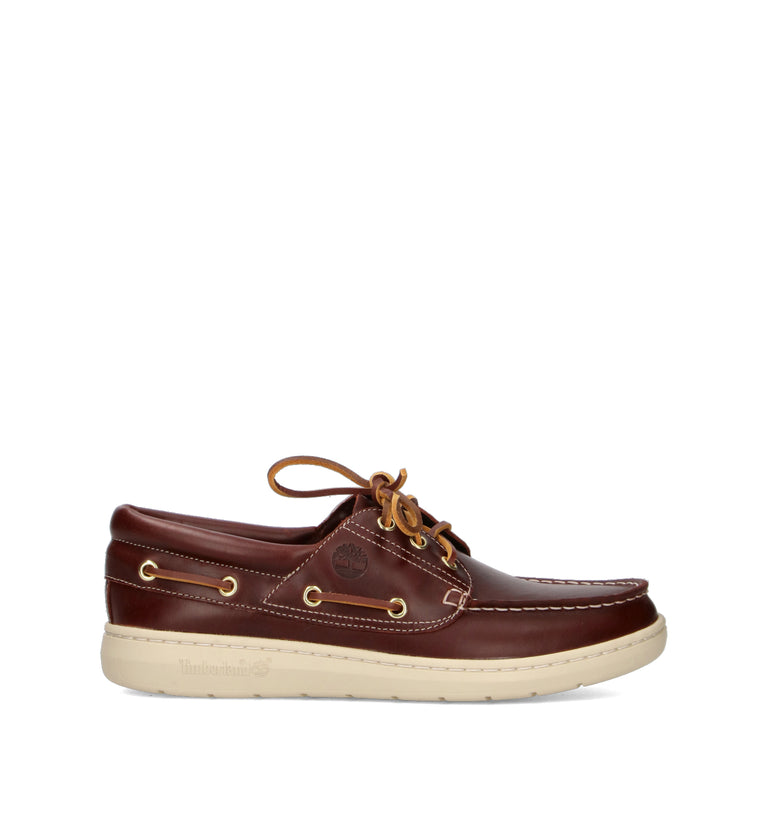 TIMBERLAND Scarpa barca uomo burgundy in pelle