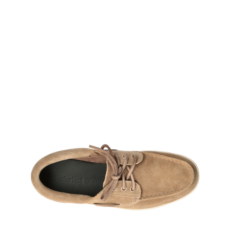 TIMBERLAND Scarpa barca uomo beige in suede