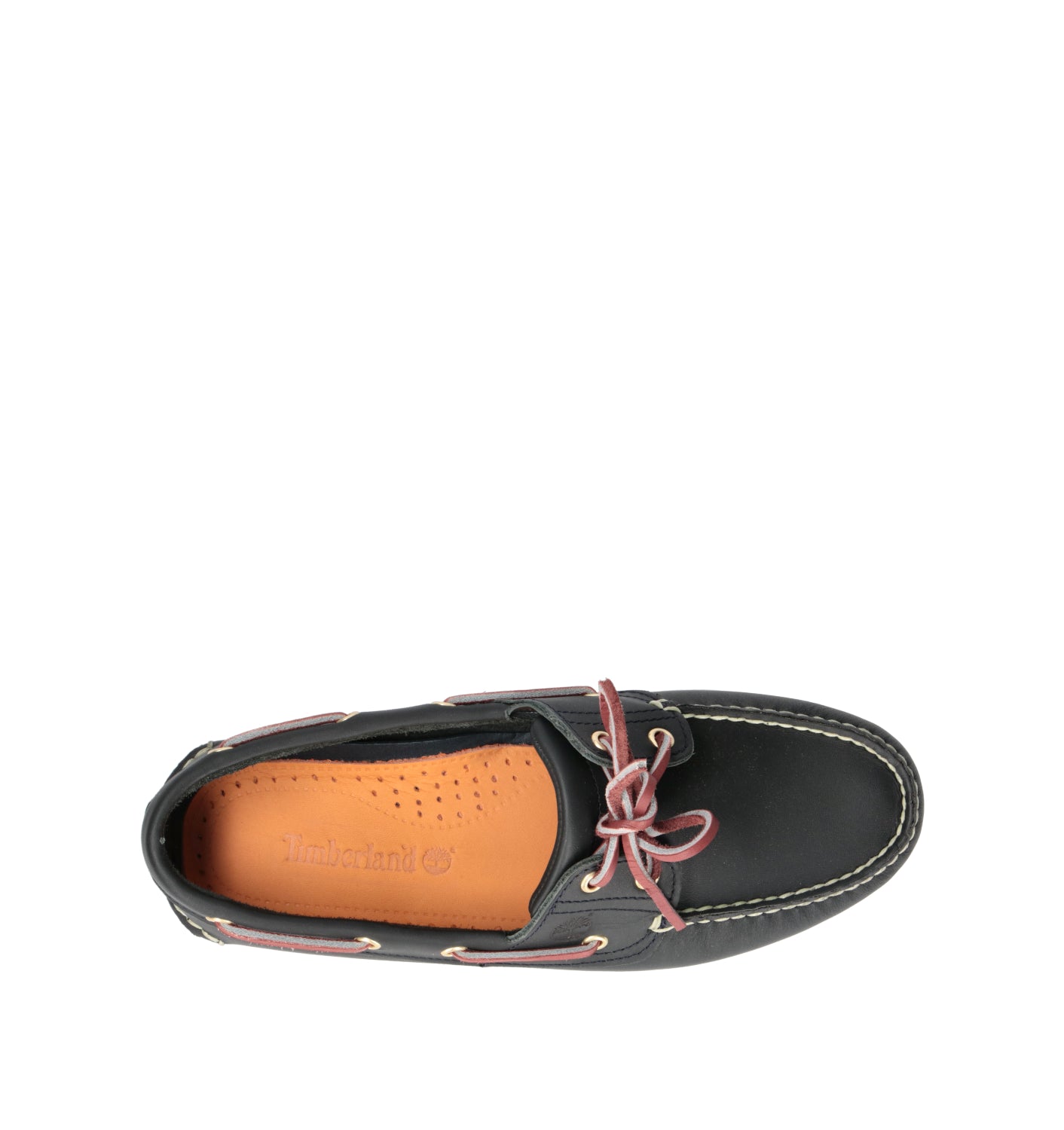 TIMBERLAND Scarpa barca uomo petrolio in pelle