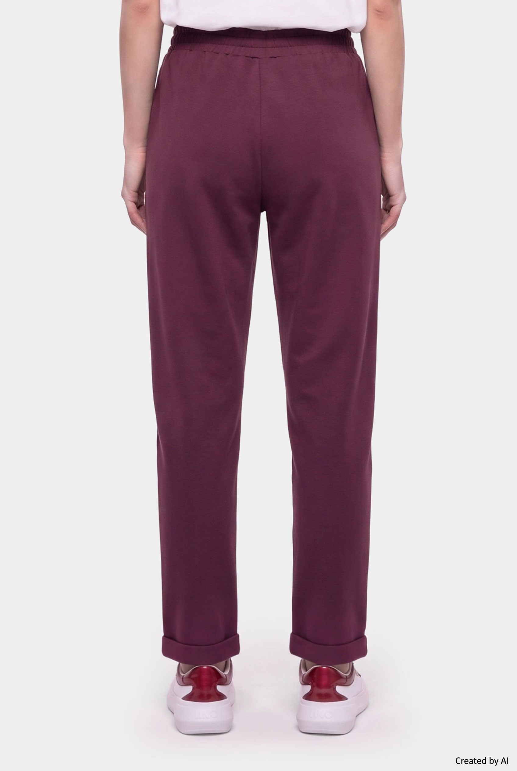 LIU JO Pantalone donna bordeaux