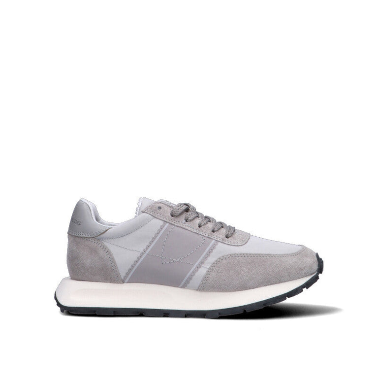 PHILIPPE MODEL Sneaker donna grigia in suede