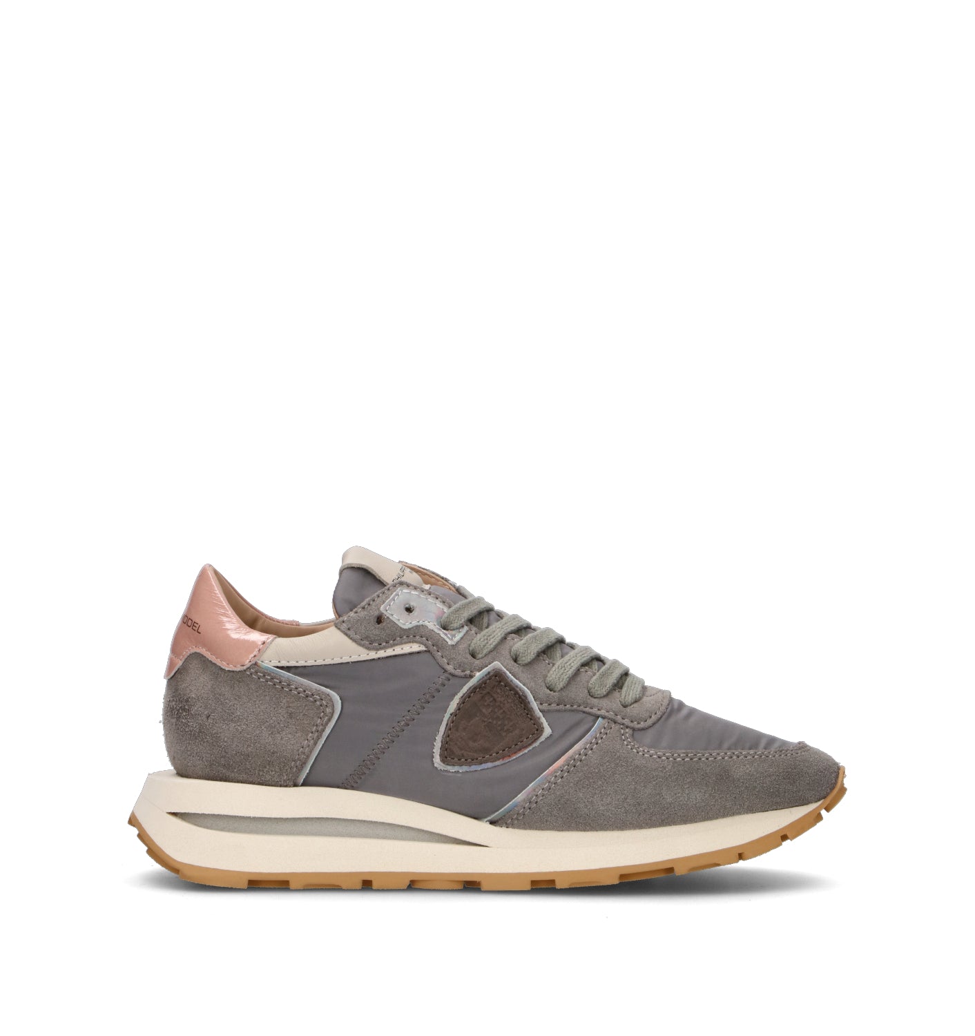 PHILIPPE MODEL Sneaker donna grigia/rosa