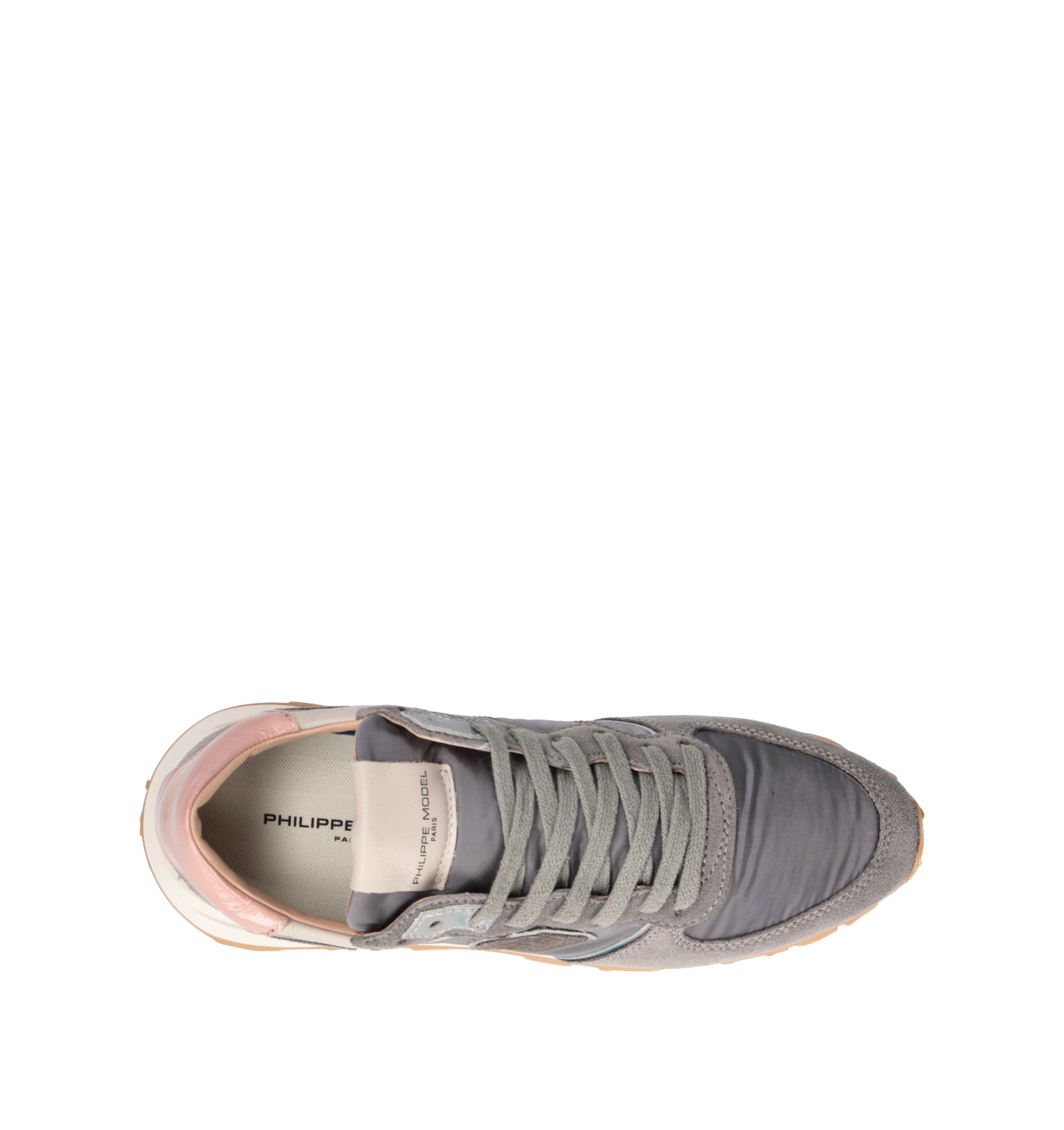 PHILIPPE MODEL Sneaker donna grigia/rosa