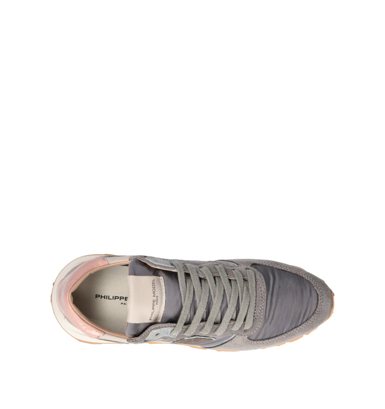 PHILIPPE MODEL Sneaker donna grigia/rosa