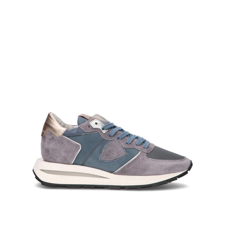 PHILIPPE MODEL Sneaker donna denim in suede
