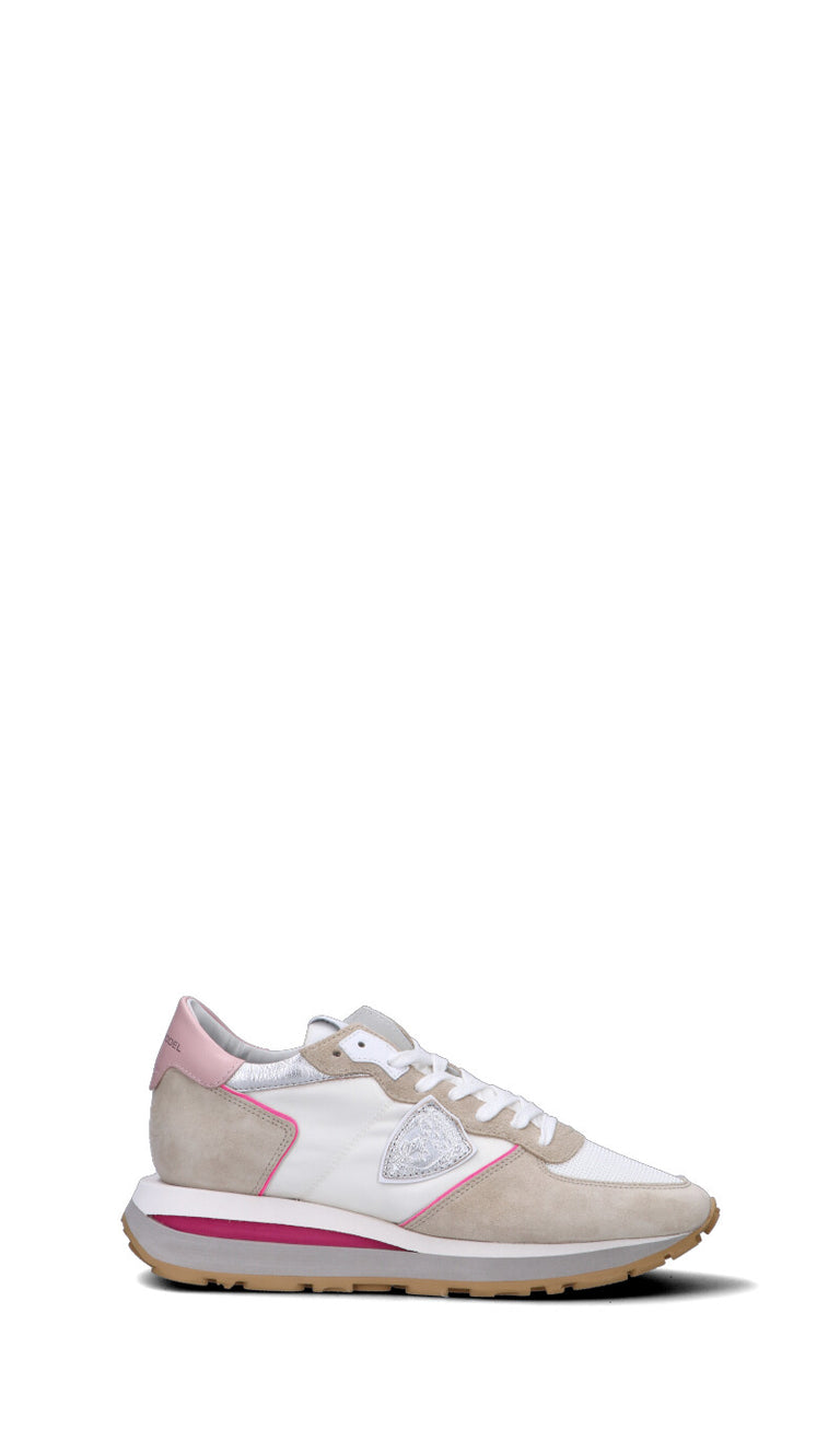 PHILIPPE MODEL Sneaker donna bianca/rosa