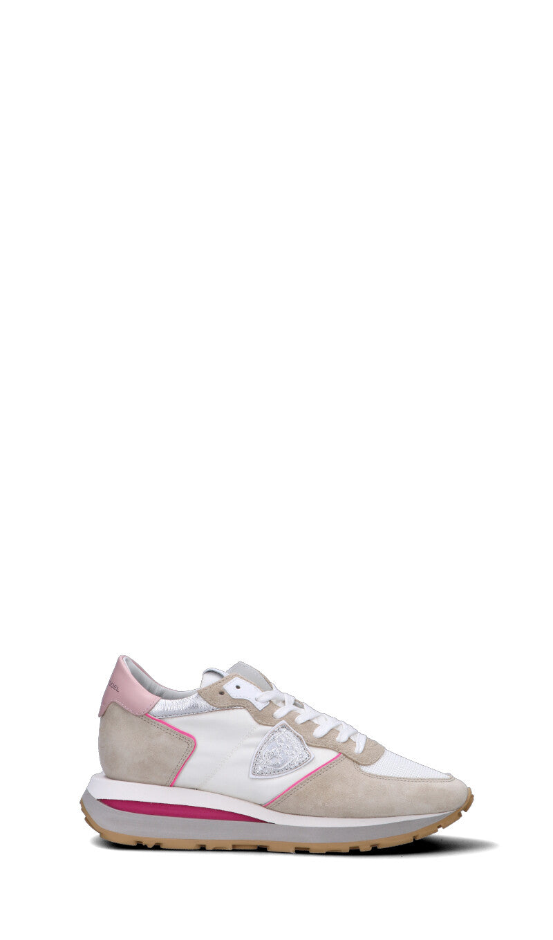 PHILIPPE MODEL Sneaker donna bianca/rosa