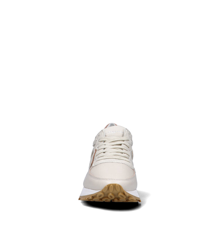 PHILIPPE MODEL Sneaker donna beige in pelle