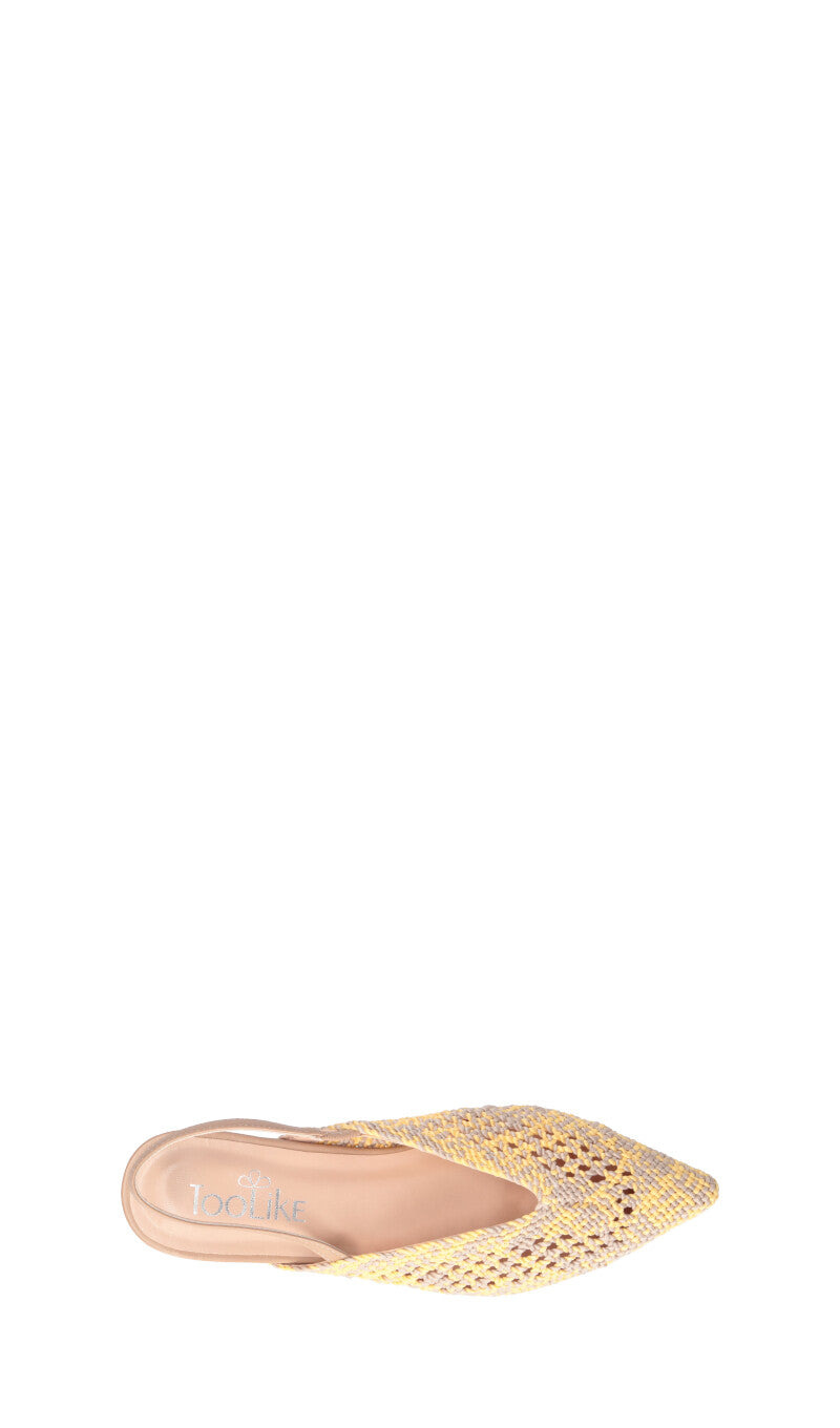 TOO LIKE Slingback donna beige