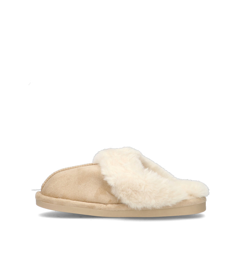 TOO LIKE Pantofola donna beige