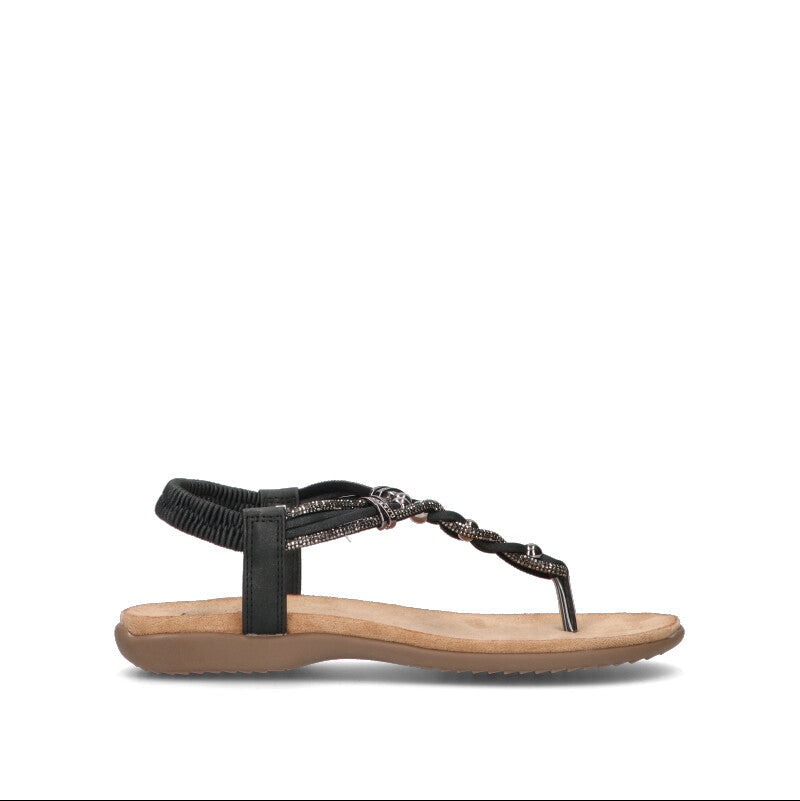 TOO LIKE Sandalo donna nero