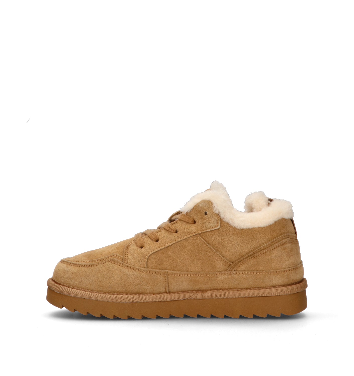 TOO LIKE Sneaker donna cammello in suede