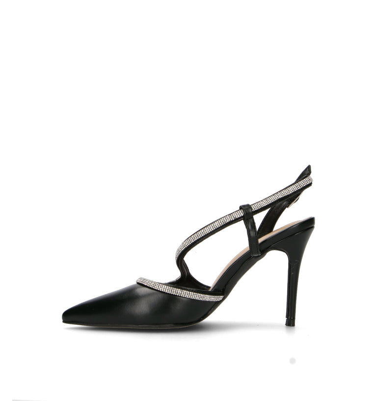 TOO LIKE Slingback donna nera