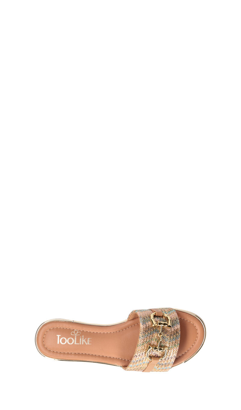 TOO LIKE Ciabatta donna beige