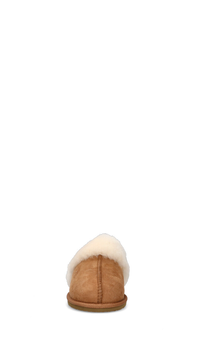 TOO LIKE Ciabatta donna chestnut in suede